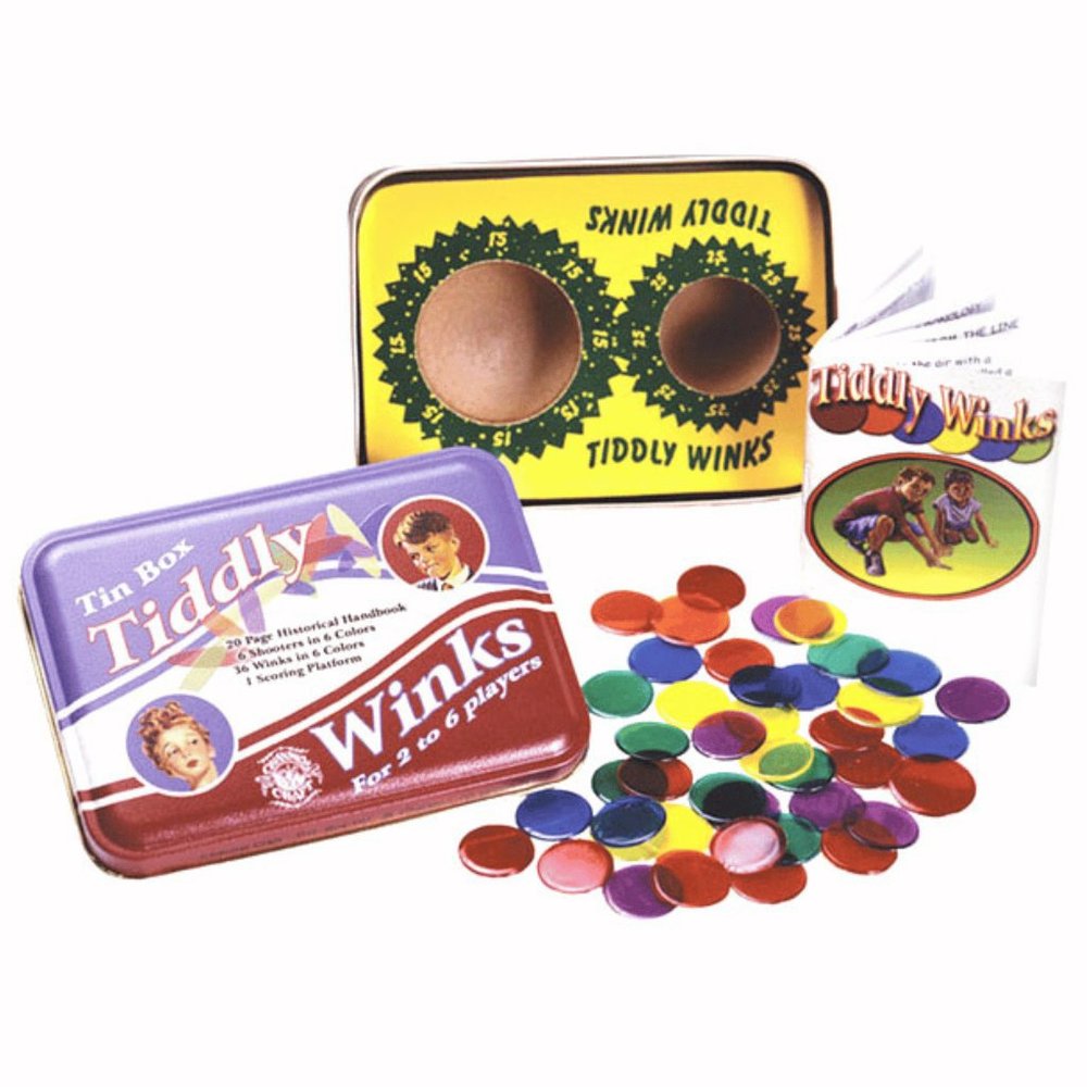 Channel Craft Tiddly Winks Game comes in classic tin New with tag